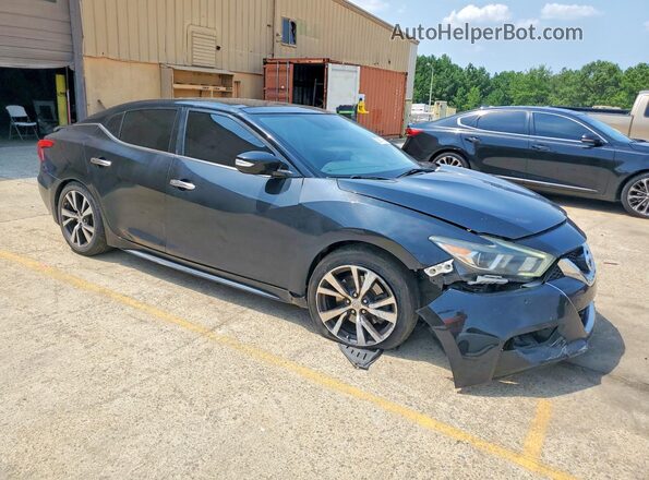 1N4AA6APXGC901066 2016 NISSAN MAXIMA Черный Передняя правая четверть