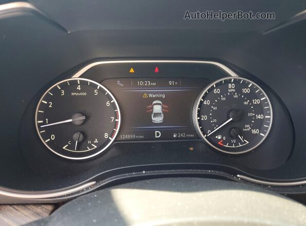 1N4AA6APXHC367035 2017 NISSAN MAXIMA Silver Widok zestawu wskaźników