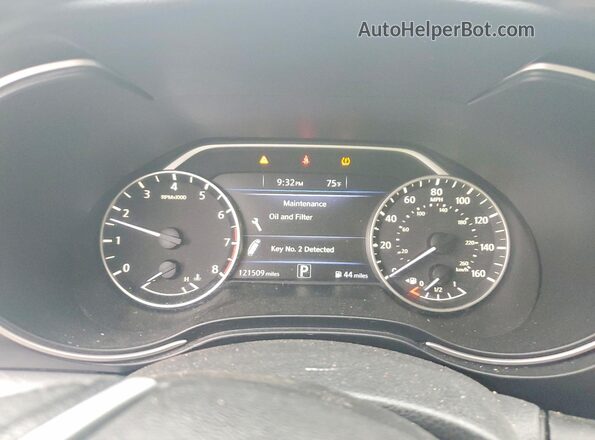 1N4AA6APXHC379833 2017 NISSAN MAXIMA Silver Vista del cuadro de instrumentos