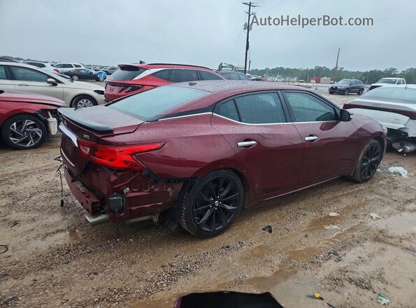 1N4AA6APXHC381890 2017 NISSAN MAXIMA Red Trasero derecho