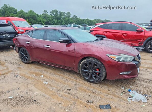 1N4AA6APXHC381890 2017 NISSAN MAXIMA Red Delantero derecho