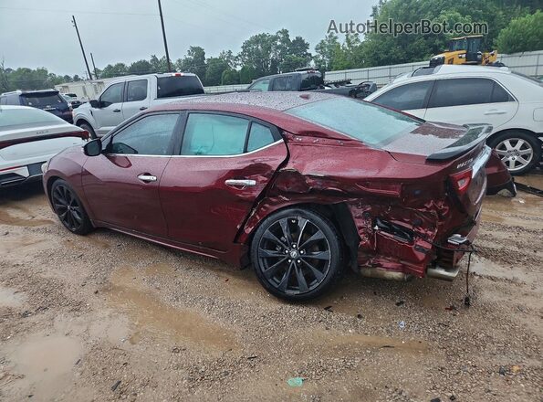 1N4AA6APXHC381890 2017 NISSAN MAXIMA Red Trasero izquierdo