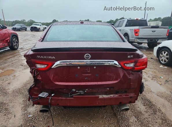 1N4AA6APXHC381890 2017 NISSAN MAXIMA Red Vista trasera