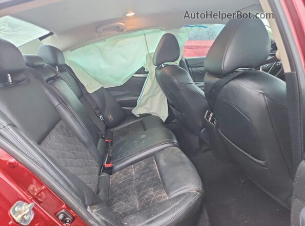 1N4AA6APXHC381890 2017 NISSAN MAXIMA Red Vista de los asientos traseros