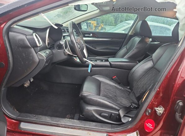 1N4AA6APXHC381890 2017 NISSAN MAXIMA Red Vista interior delantera