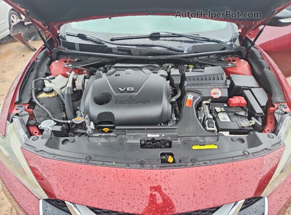 1N4AA6APXHC381890 2017 NISSAN MAXIMA Red Vista interior trasera