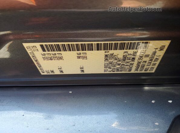 1N4AA6APXHC394722 2017 NISSAN MAXIMA Gray Вид підкапотного простору
