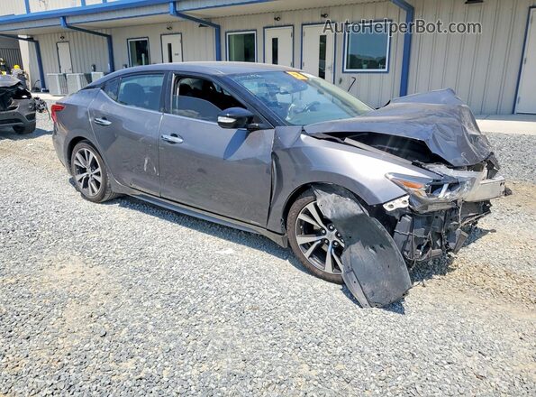 1N4AA6APXHC394722 2017 NISSAN MAXIMA Gray Передня права чверть
