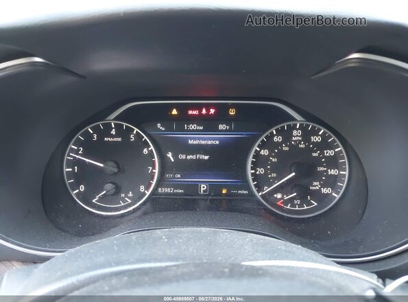 1N4AA6APXHC413883 2017 NISSAN MAXIMA Black უკანა სავარძლების ხედი