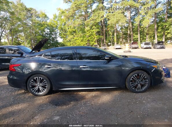 1N4AA6APXHC413883 2017 NISSAN MAXIMA Black უკანა სალონის ხედი