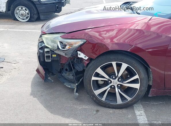 1N4AA6APXHC456622 2017 NISSAN MAXIMA Бордовый 