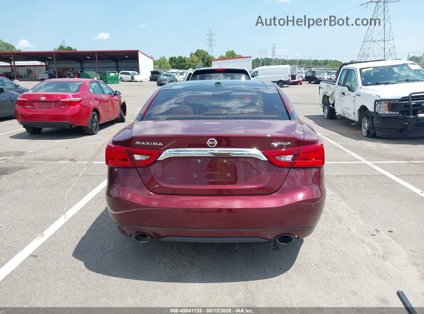 1N4AA6APXHC456622 2017 NISSAN MAXIMA Бордовый 