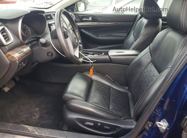 1N4AA6APXJC362522 2018 NISSAN MAXIMA Blue Front interior view