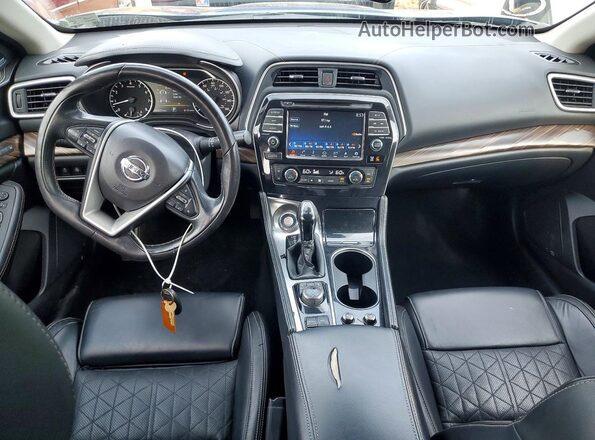 1N4AA6APXJC362522 2018 NISSAN MAXIMA Blue Dashboard view