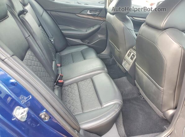 1N4AA6APXJC362522 2018 NISSAN MAXIMA Blue Rear seats view