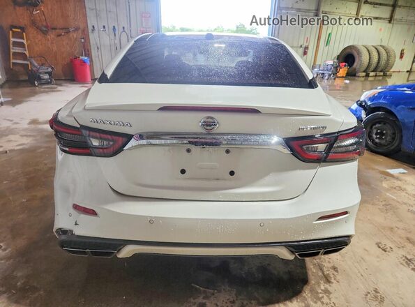 1N4AA6AV0KC361847 2019 NISSAN MAXIMA White უკანა ხედი