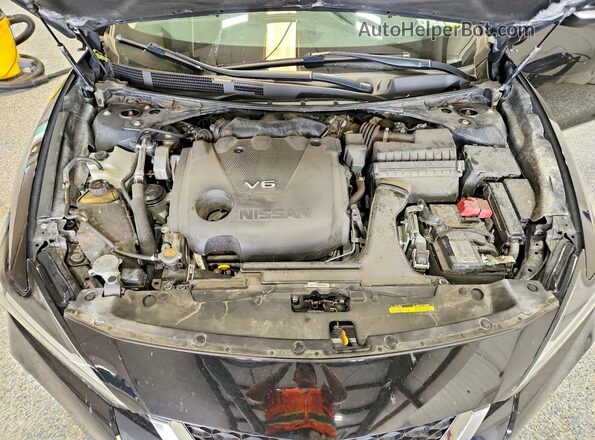 1N4AA6AV1KC381704 2019 NISSAN MAXIMA Черный Вид задней части салона