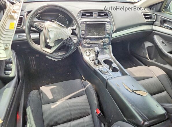 1N4AA6AV2KC361817 2019 NISSAN MAXIMA Черный Вид панели приборов
