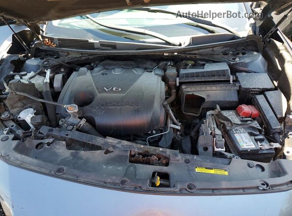 1N4AA6AV2KC373742 2019 NISSAN MAXIMA Gray Вид задньої частини салону