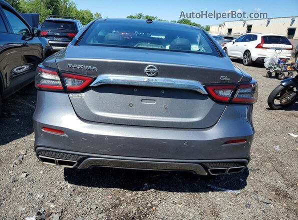 1N4AA6AV2KC373742 2019 NISSAN MAXIMA Gray Вид ззаду
