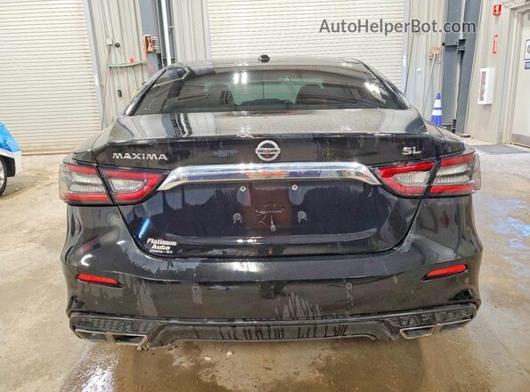 1N4AA6AV3KC368453 2019 NISSAN MAXIMA Black Widok z tyłu
