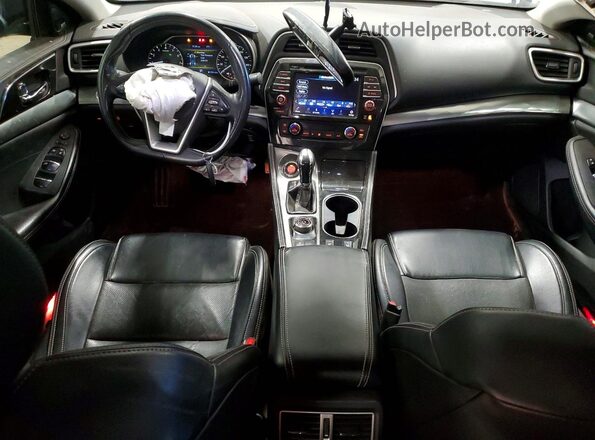 1N4AA6AV3KC368453 2019 NISSAN MAXIMA Black Widok deski rozdzielczej