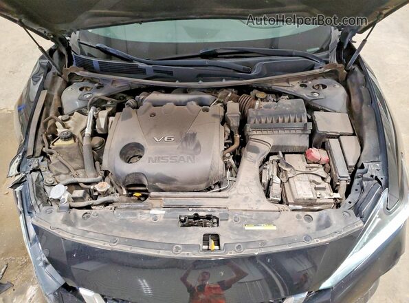 1N4AA6AV3KC368453 2019 NISSAN MAXIMA Black Widok wnętrza z tyłu