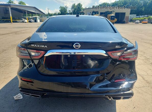 1N4AA6AV3KC370249 2019 NISSAN MAXIMA Черный Вид сзади