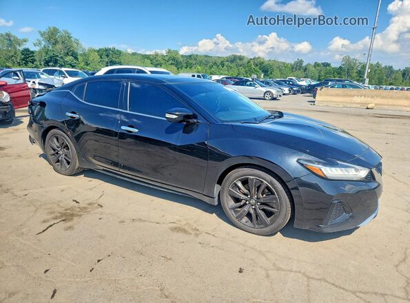 1N4AA6AV3KC370249 2019 NISSAN MAXIMA Черный Передняя правая четверть