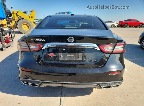1N4AA6AV3KC375533 2019 NISSAN MAXIMA Black უკანა ხედი