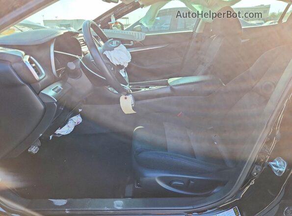 1N4AA6AV3KC375533 2019 NISSAN MAXIMA Black წინა სალონის ხედი