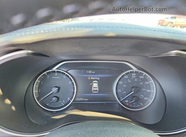 1N4AA6AV3KC375533 2019 NISSAN MAXIMA Black ხელსაწყოთა პანელის ხედი