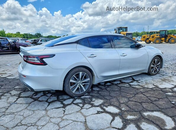 1N4AA6AV3KC376200 2019 NISSAN MAXIMA Серебряный Задняя правая четверть