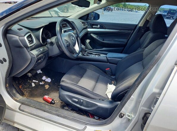 1N4AA6AV3KC376200 2019 NISSAN MAXIMA Серебряный Вид салона спереди