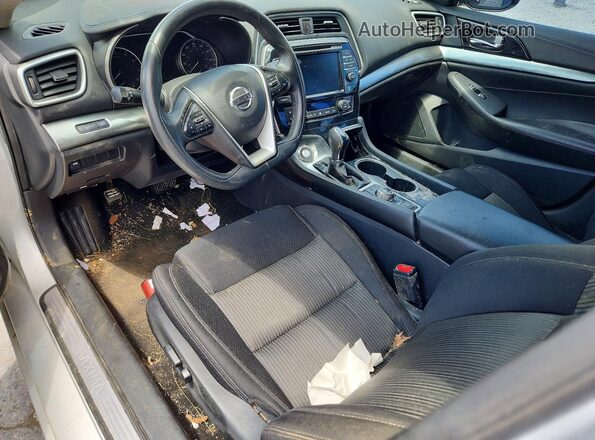 1N4AA6AV3KC376200 2019 NISSAN MAXIMA Серебряный Вид панели приборов