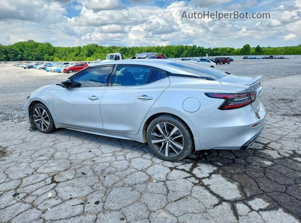 1N4AA6AV3KC376200 2019 NISSAN MAXIMA Серебряный Задняя левая четверть