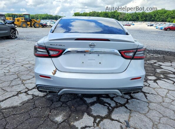 1N4AA6AV3KC376200 2019 NISSAN MAXIMA Серебряный Вид сзади