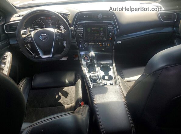 1N4AA6AV4KC382202 2019 NISSAN MAXIMA White Առջևի վահանակի տեսք