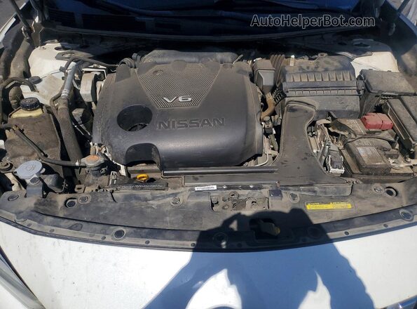 1N4AA6AV4KC382202 2019 NISSAN MAXIMA White Սալոնի հետևի տեսք