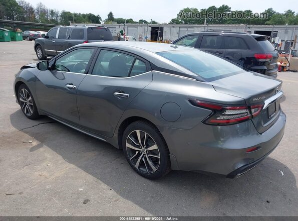 1N4AA6AV5KC365716 2019 NISSAN MAXIMA Gray Trasero izquierdo