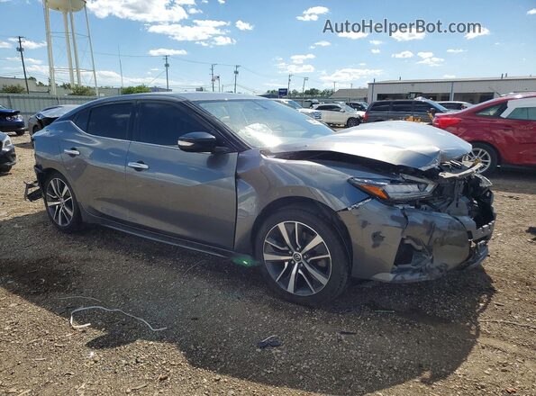 1N4AA6AV5KC370057 2019 NISSAN MAXIMA Gray წინა მარჯვენა