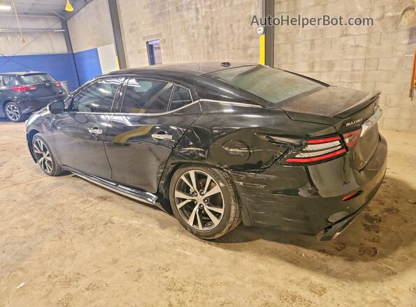 1N4AA6AV6KC363196 2019 NISSAN MAXIMA Black უკანა მარცხენა