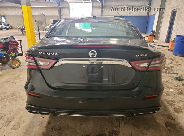 1N4AA6AV6KC363196 2019 NISSAN MAXIMA Black უკანა ხედი
