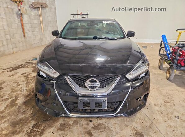 1N4AA6AV6KC363196 2019 NISSAN MAXIMA Black წინა ხედი