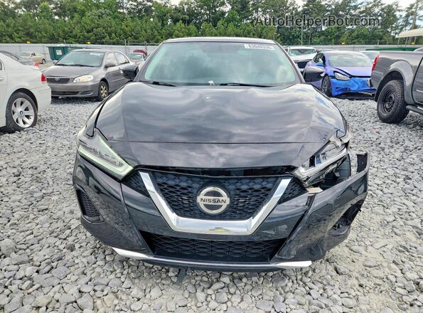 1N4AA6AV6KC365319 2019 NISSAN MAXIMA Black Вид спереду