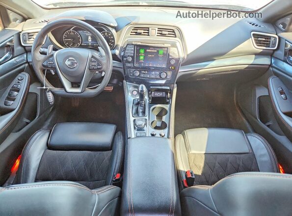 1N4AA6AV6KC376157 2019 NISSAN MAXIMA Black წინა პანელის ხედი