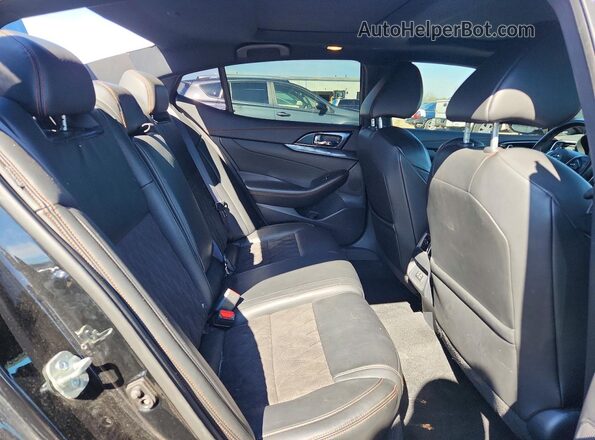 1N4AA6AV6KC376157 2019 NISSAN MAXIMA Black უკანა სავარძლების ხედი