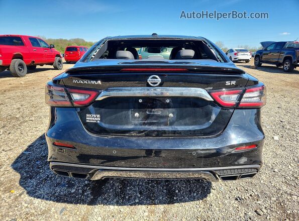 1N4AA6AV6KC376157 2019 NISSAN MAXIMA Black უკანა ხედი