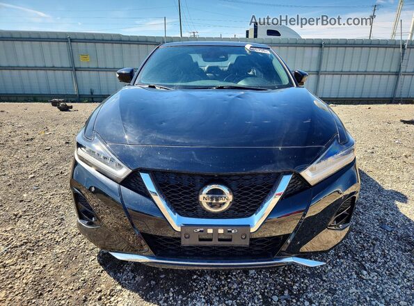 1N4AA6AV6KC376157 2019 NISSAN MAXIMA Black წინა ხედი