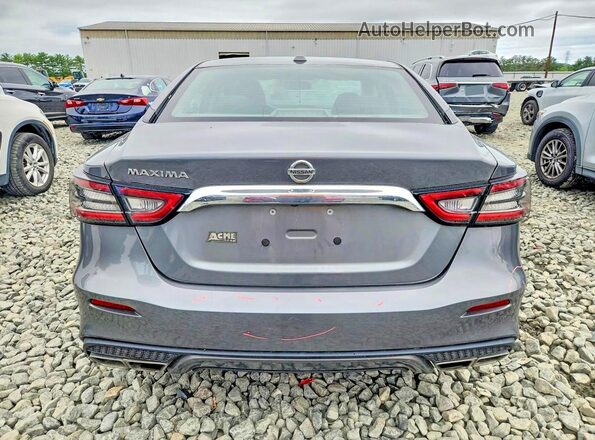 1N4AA6AV6KC377731 2019 NISSAN MAXIMA Gray Вид ззаду